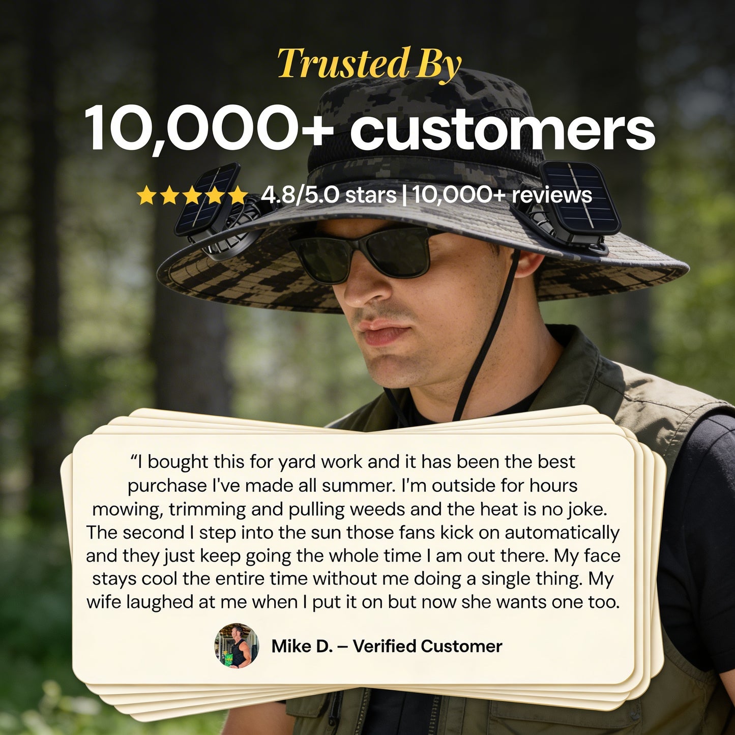 BreezeBuddy™ Solar Fan Hat